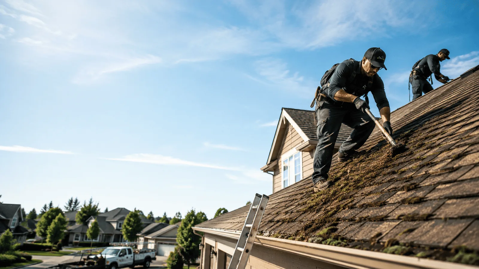 Roof Moss Removal in Percy, IL near me
